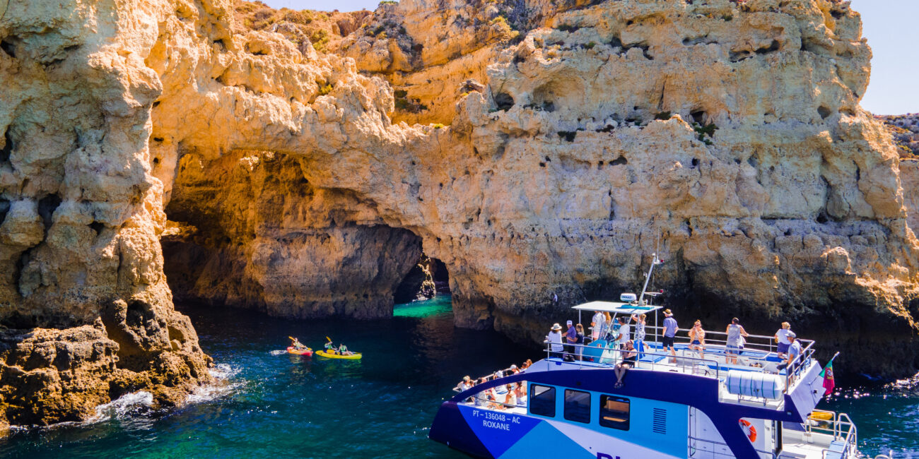 Catamaran near Ponta da Piedade, Lagos